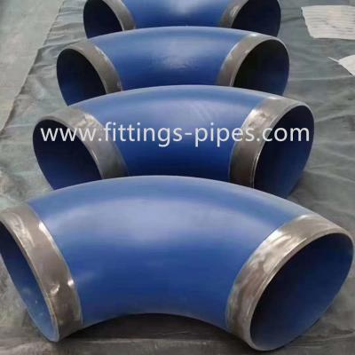 China Long Radius Steel Pipe Elbow Butt Welding 90 Degree Astm A420 Wpl6 for sale