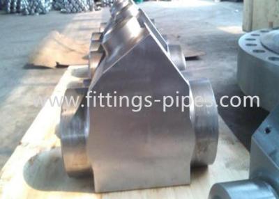 China Asme B16.11 schmiedete Stahlfitting, Abzweigrohr-Installations-seitliches T-Stück das 45 Grad-Y zu verkaufen