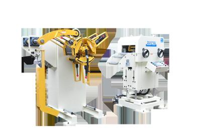 China Automatic Stamping Die Mandrel Unwinding Coil Coated Roll Straightener Decoiler Feeder for sale