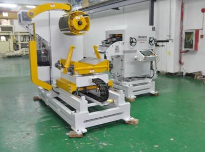 China Hydraulic  Decoiler And Straightener Feeder With Power Press Line Machines for sale