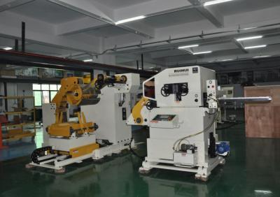 China Full Automatic 3 In 1 Nc Servo Sheet Coil Feeder Straightener / Steel Decoiler  MAC4-600 for sale