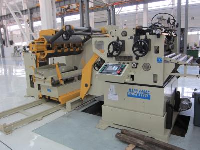 China Coil Handling System Decoiler Straightener Feeder With Upper 6 Work Roll for sale