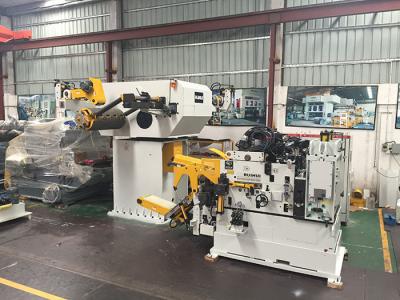 China Automotive Processing 3 In 1 Servo Feeder , Metal Uncoiler Stamping Feed Line for sale