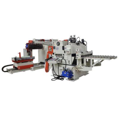 China 2 in 1 Rack Decoiler Leveling Machine Robotic Production Transfer Unwinding Uncoiler Straightener Machine for sale