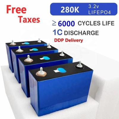 China 400 mm Lifepo4 100ah Células de bateria prismáticas Combustível de iões de lítio Certificado RESH à venda