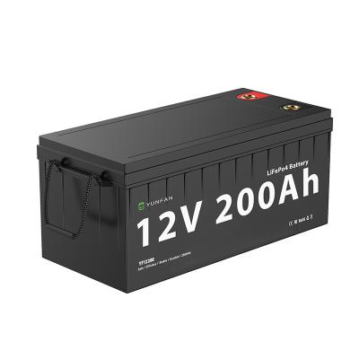 China 12.8V 200Ah Lithium-ion batterij voor woningen Oplaadbare Lithium batterij Pack Te koop