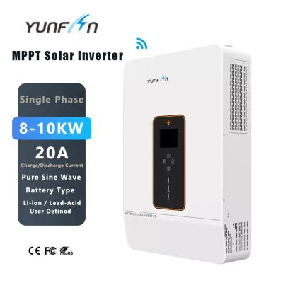 China 60Hz Solar Hybrid Inverters 8KW Split Phase Solar Energy Storage System for sale