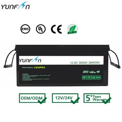 China 12V Batterie für Zuhause Energiespeicher 12,8V 300Ah Batteriepack Ip55 Garantie 5 Jahre zu verkaufen