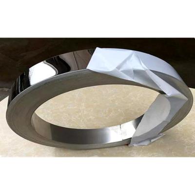 China 430 Cold Rolled Stainless Steel Strip HL 2B 409 410 420 440A Stainless Spring Steel Strip for sale