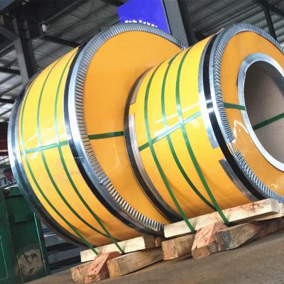 China 2B Finalización superficial 1000-6000 mm bobina de acero inoxidable laminada en frío 443 en venta