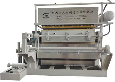 China Metal Dryer 7000pcs/Hr Pulp Egg Tray Making Machine 8 Sides Rotary for sale