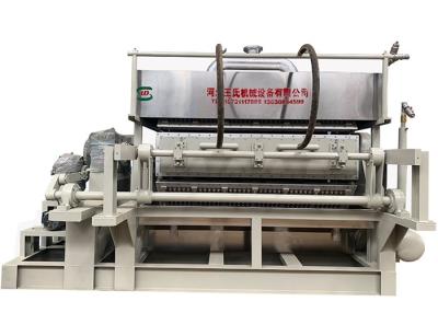 China 8 Sides 6pcs/Time Full Automatic Egg Tray Machine With Dryer for sale