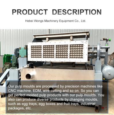China 3000pcs/Hr 50kw 4 Sides Paper Egg Tray Machine Without Dryer for sale
