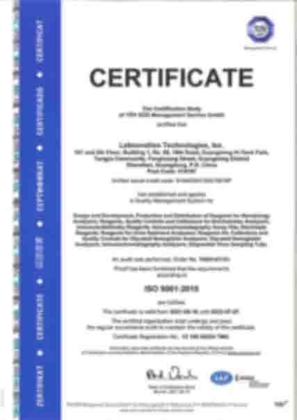 ISO9001:2015 - SAEF GROUP (HONG KONG) LIMITED