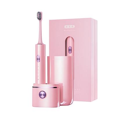 China Wireless Charging Electric Toothbrush With Adjustable Modes And Deep UV Sterilization for sale