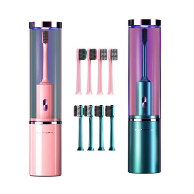 China Waterproof IPX7 DuPont Brush Heads Smart Electric Toothbrush With UV Sterilizing for sale