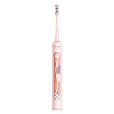 China Smart Sonic Whitening Dupont Soft BrushWaterproof IPX7 Rechargeable Silent Electric Toothbrush for sale