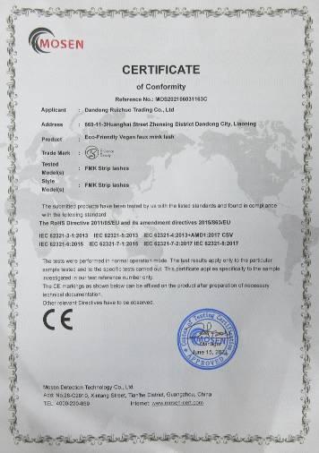 CE - Dandong Ruizhuo Trading Co., Ltd.