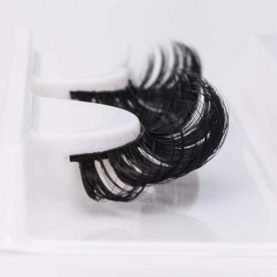 China Light stable curl hottest trend Russian curl big volume eyelashes nowadays 13-18mm for sale