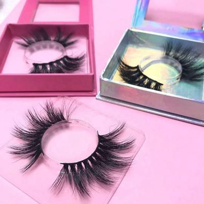 China Soft Free Sample Lightweight Custom Packaging 100% Hand Made Cruelty Free Real 3D Mink Eyelash for sale