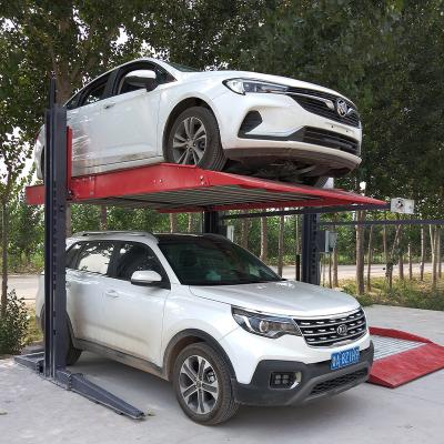 China 2 Post Hydraulic Car Parking System Auto Lift Home Garage 2.2kw for sale