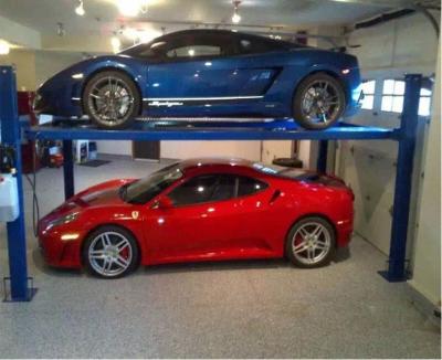China 3600 Kg Four Post Hydraulic Lift Parking System Home Garage Equipment for sale