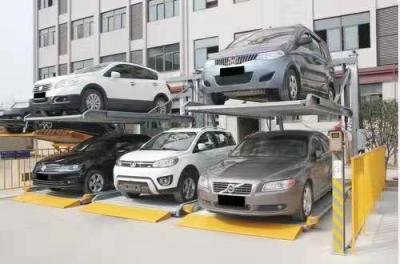 China 2 Post Double Car Lift Stacker System Parking For Garage Vehicle Equipment for sale