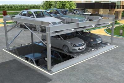 China Steel Mechanical Puzzle Parking System / Underground Auto Parking Equipment for sale