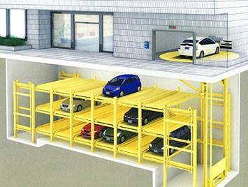 China Electric Horizontal Circulation Parking System With 3 Phases 5 Wires On Site Installation for sale