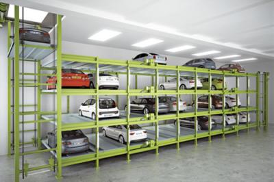 China Automatic Motor Chain Horizontal Automated Parking System With Safety Sensors for sale