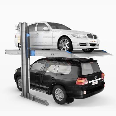 Китай CE ISO9001 Hydraulic Car Parking Lift With 2 - 3 M/Min Lifting Speed PLC Control System продается