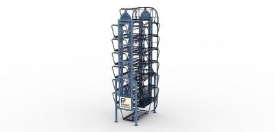 China 2 Year Automatic Vertical Rotary Car Parking System Compact Size for sale