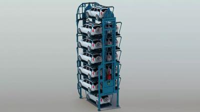 Chine Motor Chain Driven Vertical Rotary Parking System With 50HZ Electricity à vendre