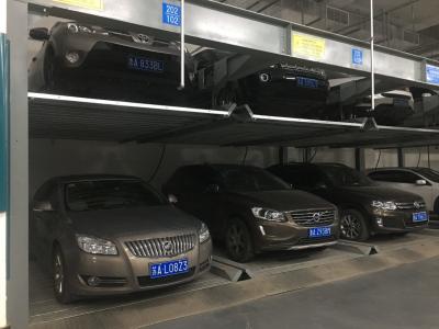 China Two Levels Double Decker Parking System 2000kg Hydraulic Car Lift For Garage for sale