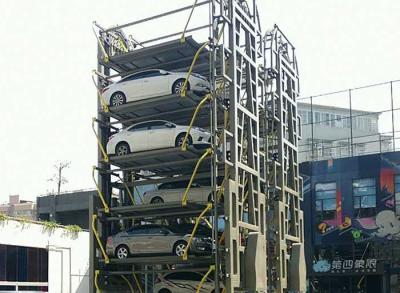 China 2350kg Mini Rotary Parking System 9 nivela el apilador de la elevación del coche en venta