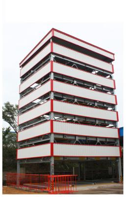 China PSH7 Puzzle Car Parking System Solutions 7 Levels Multi Column for sale