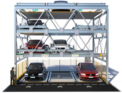 China Multilevel Sliding PSH4 Puzzle Car Parking System 4m/min Semi Automated for sale