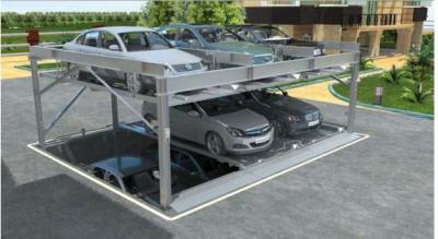 China Sensor Hydraulic Car Parking System 12m/Min Triple Stack  Automated Garage for sale