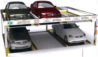 China Hydraulic Semi Automated Parking System Chain Drive 2 Level for sale