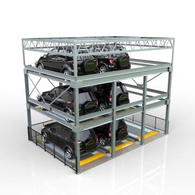 China SUV Multilevel Car Parking System Puzzle 3 Level Parking Lift for sale