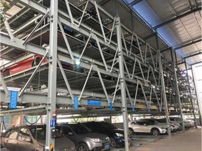 China Sistema de niveles múltiples del aparcamiento de PSH 5 capas de la impulsión de cadena en venta