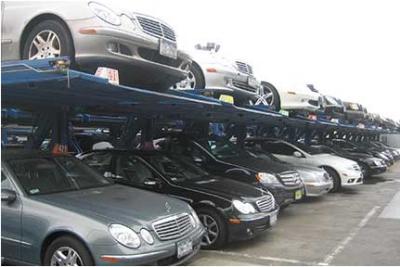 China Hydraulic Drive Residential Car Parking Lifts Two Levels 2 Post Vehicle Lift for sale