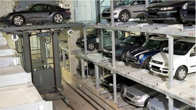 Chine 2350kg a mécanisé la voiture empilant des niveaux de la structure métallique de systèmes 6 à vendre