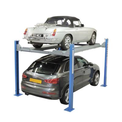 China 4 Columns Commercial Parking Lifts 2700kg Independent Car Parking System for sale