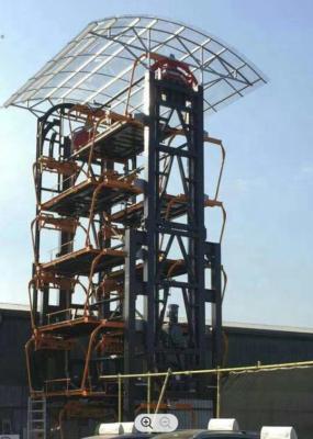 China 4.4m/min Vertical Rotary Parking System Tower 8 SUVs 5 Levels for sale