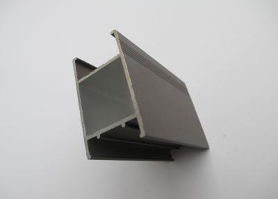 China Perfiles de aluminio anodizados de la puerta deslizante, perfil de aluminio del borde para el guardarropa en venta