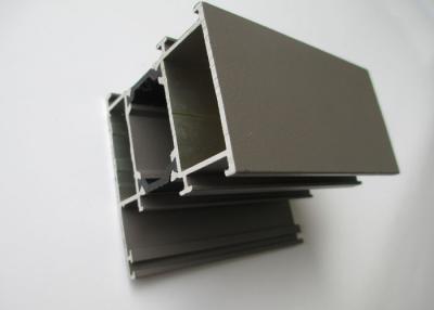 China OEM / ODM Brown Aluminium Sliding Door Profiles Environment Protection for sale