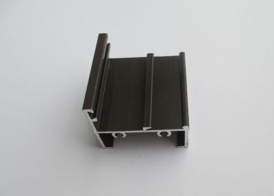 China Black Aluminium Window Frames Extrusions Abrasion Resistant Environmentally Friendly for sale