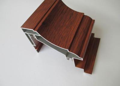 China Perfis de madeira da janela de alumínio da grão à venda