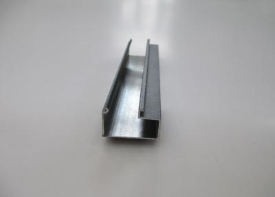 China Outside slotted aluminum extrusion , Aluminum Rail Extrusions Customized 6063 Series for sale